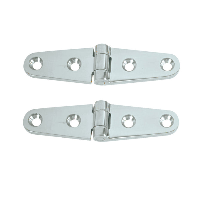Whitecap Strap Hinge  CPBrass  4 x 1  Pair S0604