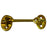 Whitecap Cabin Door Hook  Polished Brass  3 S1402BC