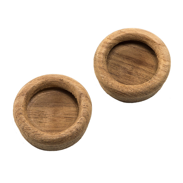 Whitecap Teak Round Drawer Pull  138 Round  2 Pack 60127A