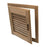 Whitecap Teak Louvered Door  Frame  Right Hand  15 x 15 60722