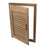 Whitecap Teak Louvered Door  Frame  Right Hand  15 x 20 60724