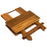 Whitecap Teak Solid Top Fold Away Table 60031