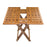 Whitecap Teak Grate Top FoldAway Table 60030