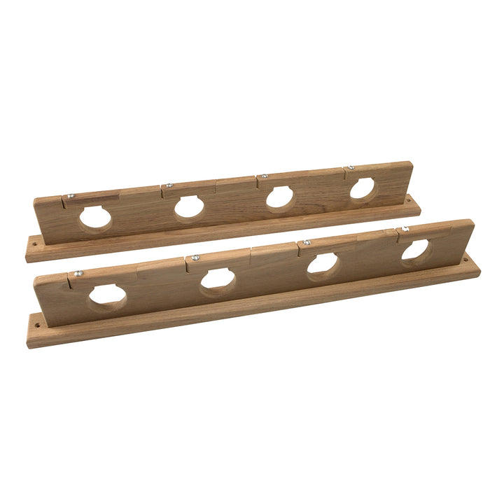 Whitecap Teak LockIn FourRod Storage Rack 60620
