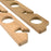 Whitecap Teak SixRod Storage Rack  Pair 60614