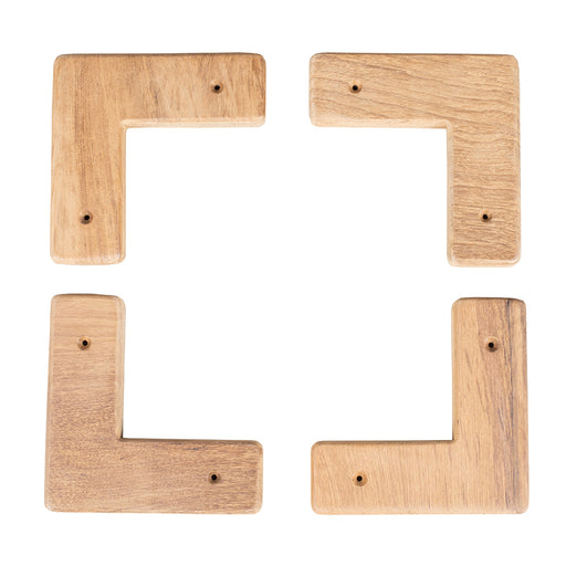Whitecap Teak CoolerBox Chocks  4 Pack 60329