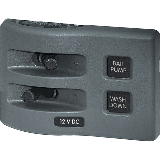 Blue Sea 4303 WeatherDeck 12V DC Waterproof Switch Panel  2 Position 4303