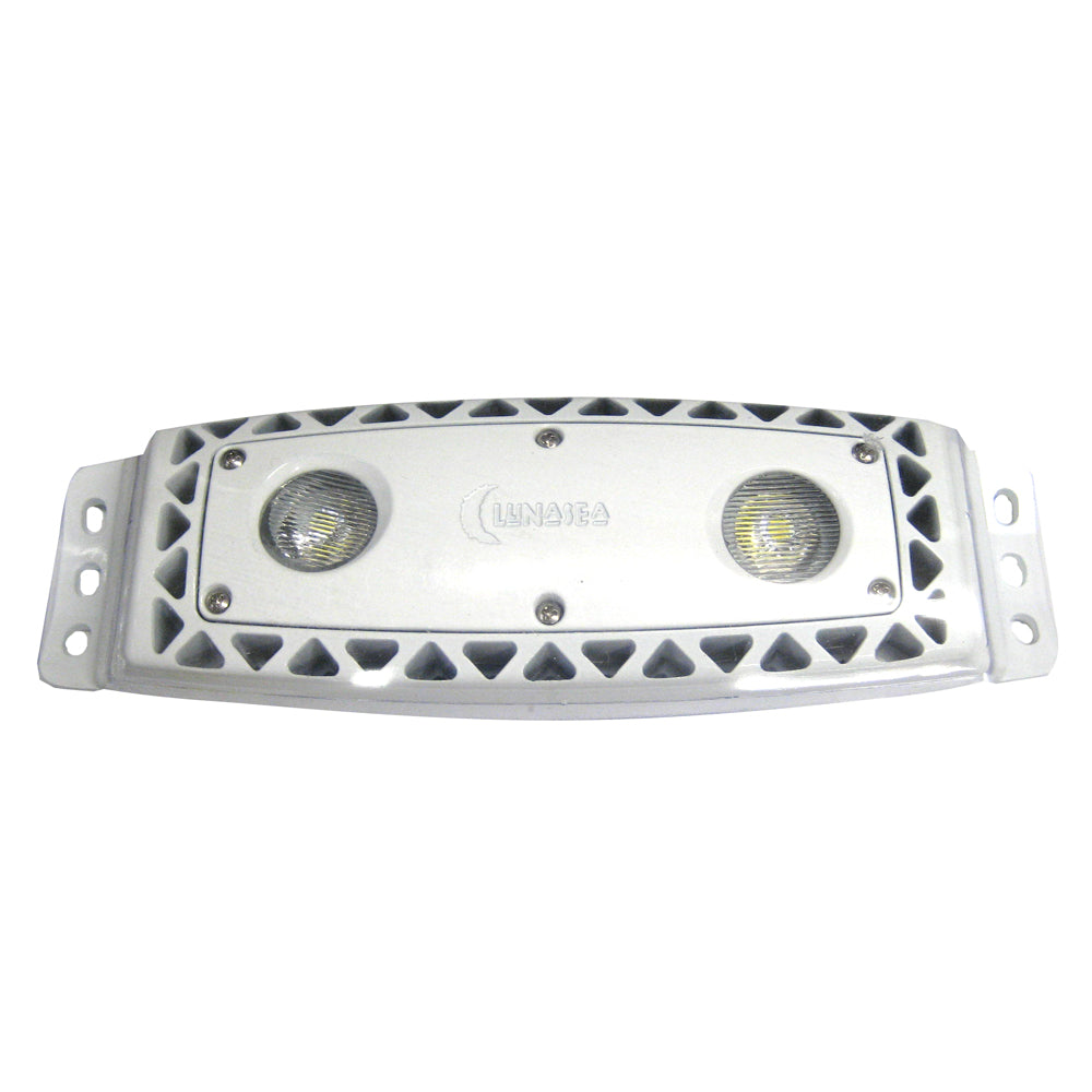 Lunasea High Intensity Outdoor Dimmable LED Spreader Light  White  1100 Lumens LLB472W2110
