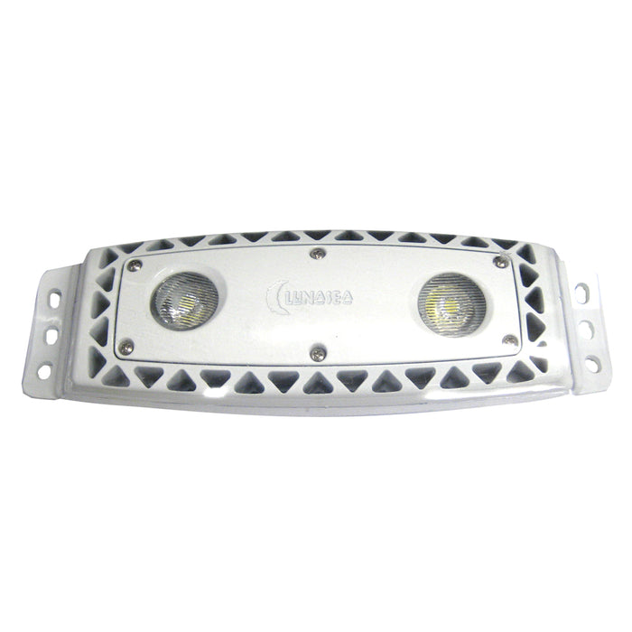 Lunasea High Intensity Outdoor Dimmable LED Spreader Light  White  1100 Lumens LLB472W2110