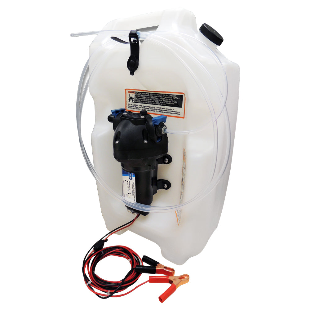 Jabsco Flat Tank Oil Changer System  312 Gallon Tank  12V 178602012