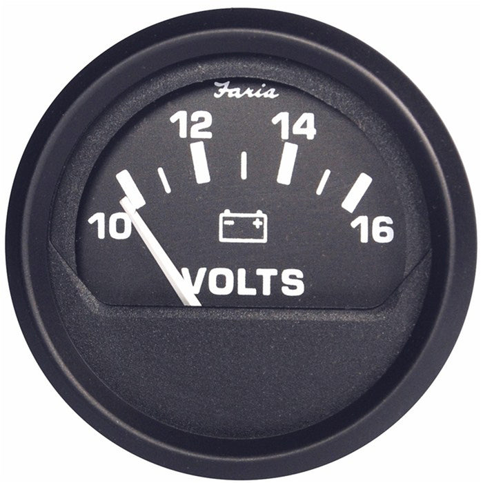 Faria Euro Black 2 Voltmeter 1016 V 12821