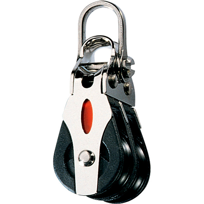 Ronstan Series 20 Ball Bearing Block  Double  2Axis Shackle Head RF20202