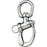 Ronstan Trunnion Snap Shackle  Large Swivel Bail  122mm 434 Length RF6321