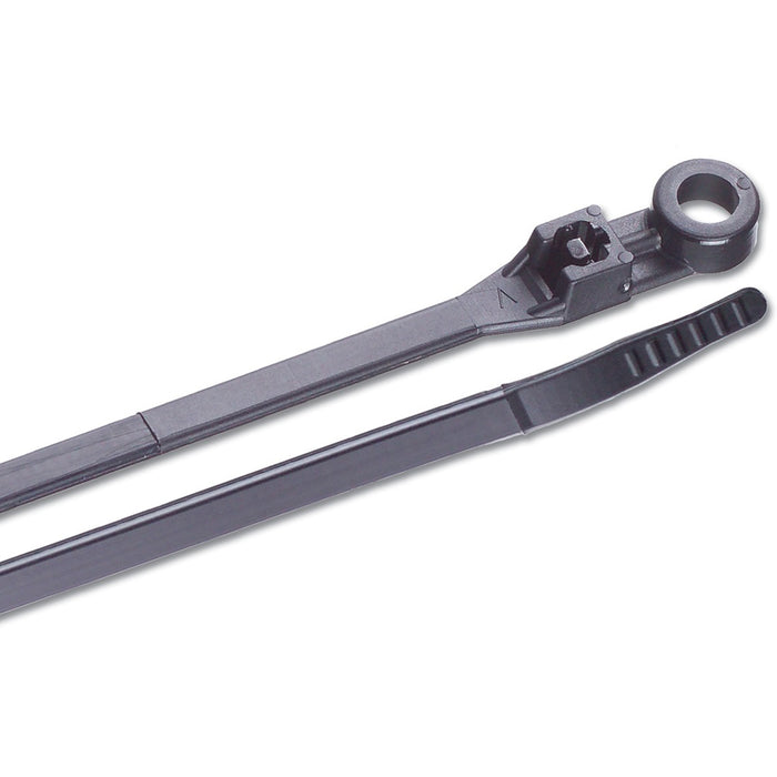 Ancor 14 UV Black Mounting Cable Zip Ties  100 Pack 199258