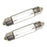 Perko Double Ended Festoon Bulbs  12V 10W 74A  Pair 0070DP0CLR