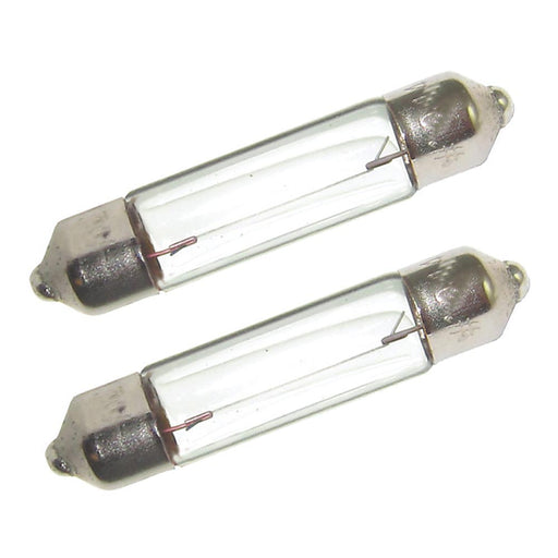 Perko Double Ended Festoon Bulbs  12V 10W 74A  Pair 0070DP0CLR