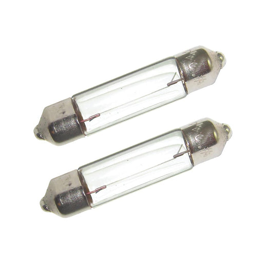 Perko Double Ended Festoon Bulbs  12V 10W 80A  Pair 0071DP0CLR