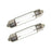 Perko Double Ended Festoon  Bulbs  24V 10W 40A  Pair 0072DP1CLR