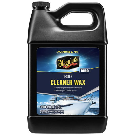 Meguiars 50 BoatRV Cleaner Wax  Liquid 1 Gallon M5001