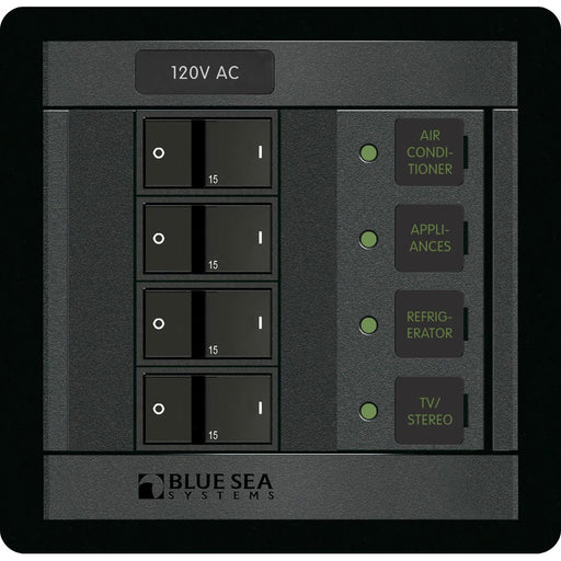 Blue Sea 1210 120V AC 4 Position 1210