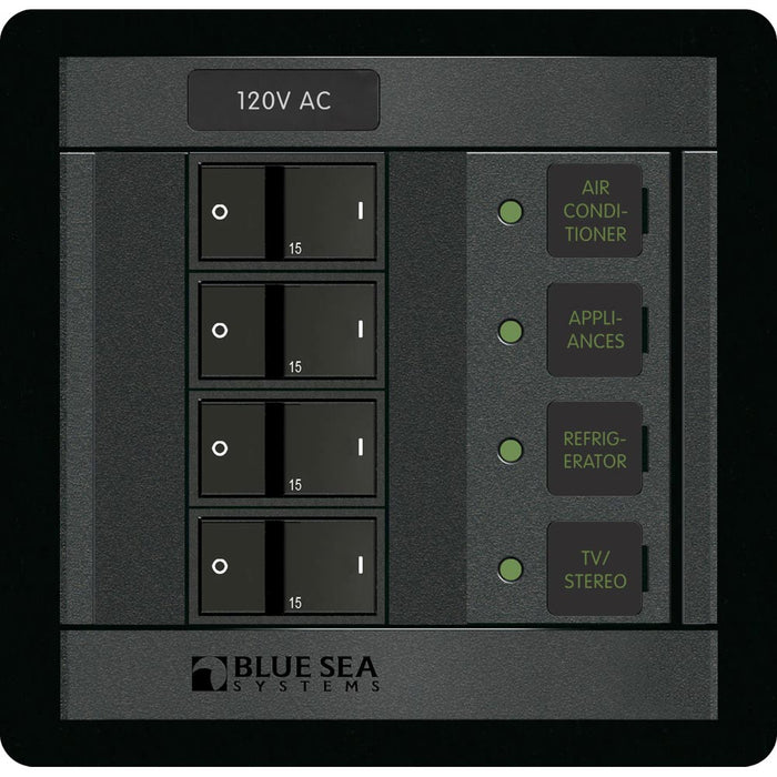 Blue Sea 1210 120V AC 4 Position 1210