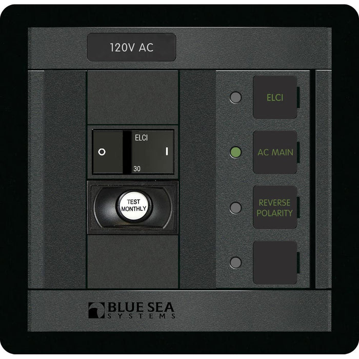 Blue Sea 1502 ELCI Main 30A Double Pole Panel 1502