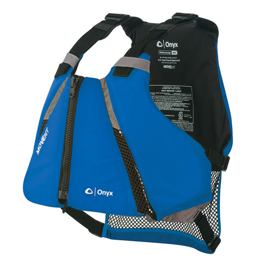 Onyx MoveVent Curve Paddle Sports Life Vest  ML  Blue 12200050004016