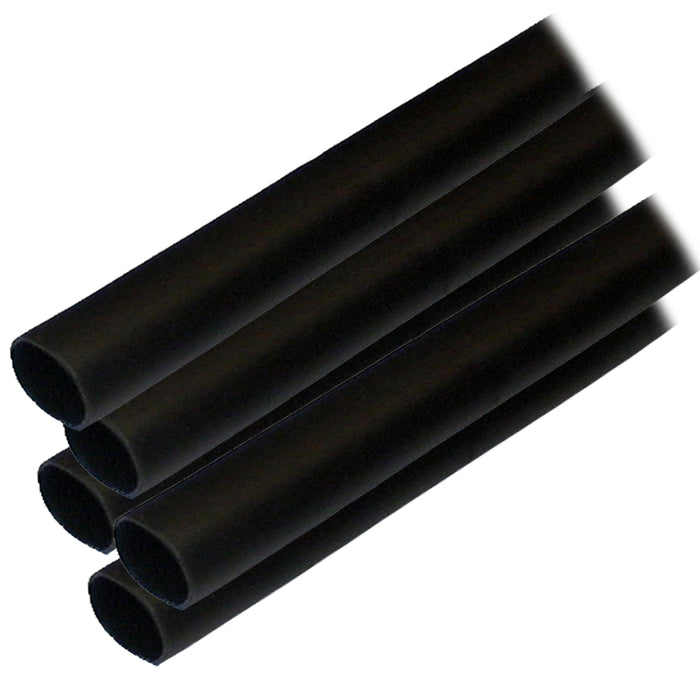 Ancor Adhesive Lined Heat Shrink Tubing ALT  12 x 12  5Pack  Black 305124