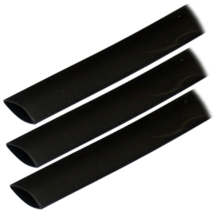 Ancor Adhesive Lined Heat Shrink Tubing ALT  34 x 3  3Pack  Black 306103
