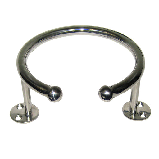 Whitecap Top Mount Ring SS Cup Holder  1Drink  Base Mount S3516