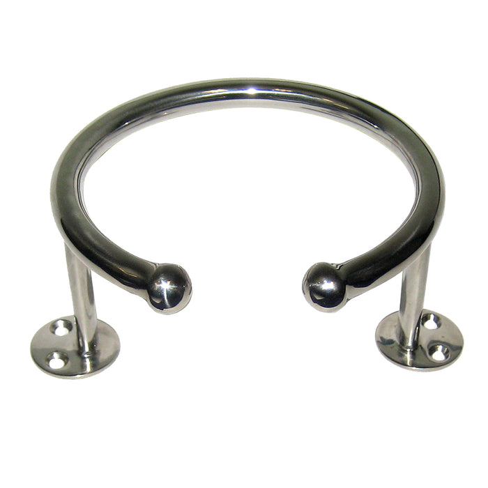 Whitecap Top Mount Ring SS Cup Holder  1Drink  Base Mount S3516