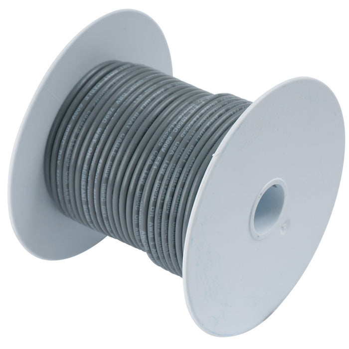 Ancor Grey 14 AWG Tinned Copper Wire  100 104410