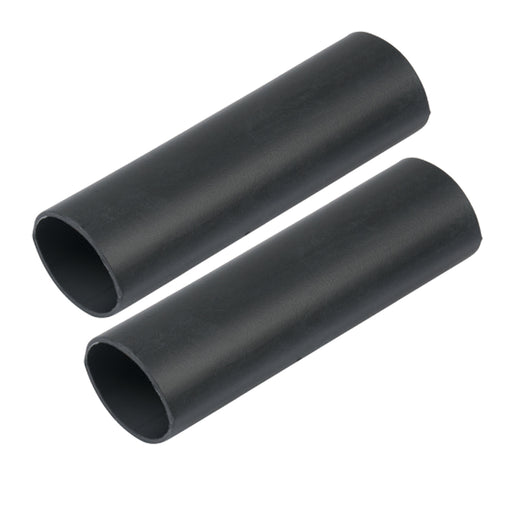 Ancor Heavy Wall Heat Shrink Tubing  1 x 12  2Pack  Black 327124