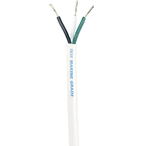 Ancor White Triplex Cable  163 AWG  Round  100 133710
