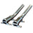 Tigress Side Mount Outrigger Holders - Fabricated 304 S.S. - 1-1/8" I.D.-Pair [88504]