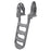 Dock Edge StandOff FlipUp Polyethylene Roto Molded 4Step Dock Ladder  Grey 2084F