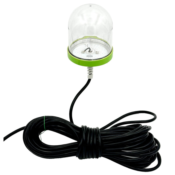 Hydro Glow SF100G 100W120VAC Underwater Dock Light  Green Anchored To Bottom SF100G
