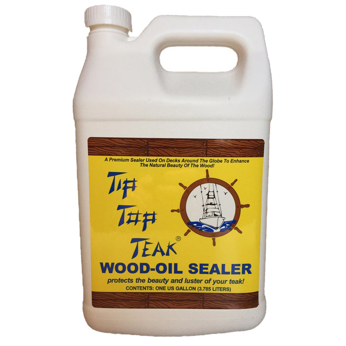 Tip Top Teak Wood Oil Sealer  Gallon TS 1002