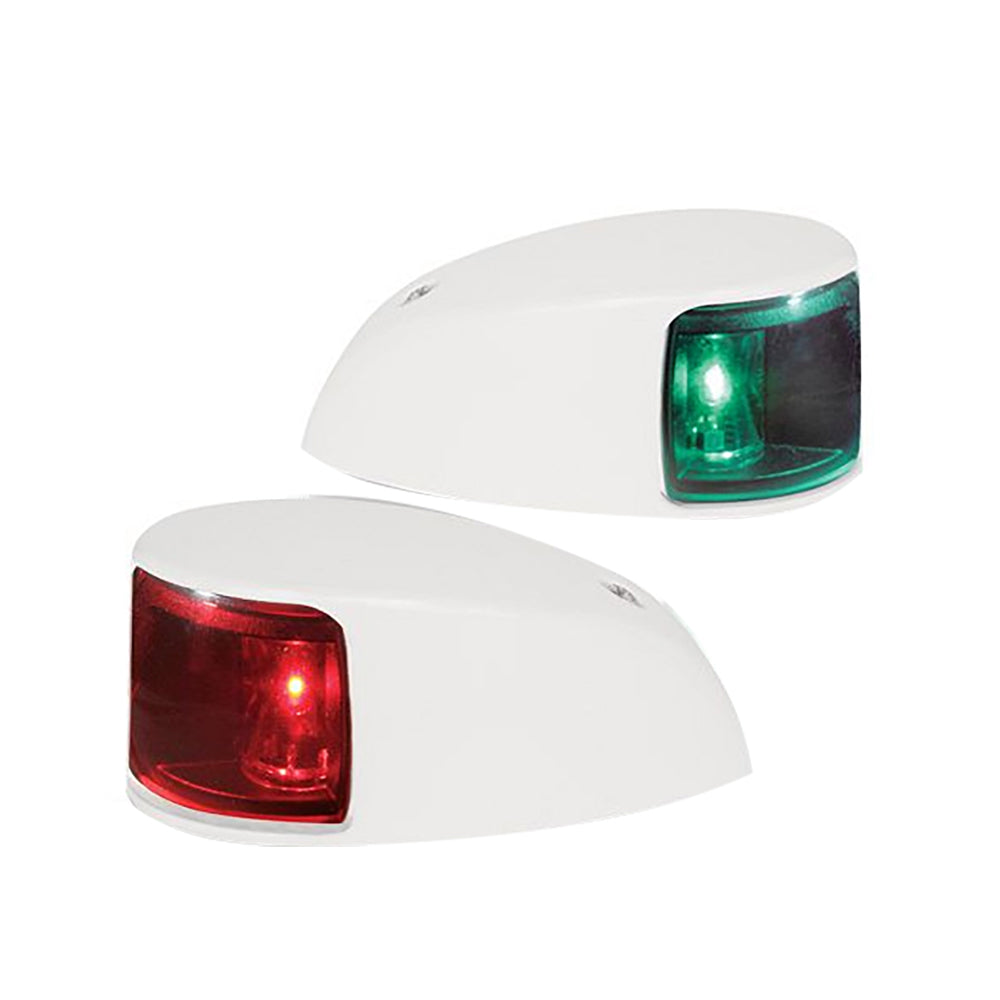Hella Marine NaviLED Deck Mount Port  Starboard Pair  2nm  Colored LensWhite Housing 980620811