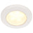 Hella Marine EuroLED 75 3 Round Screw Mount Down Light  Warm White LED  White Plastic Rim  12V 958109011