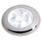 Hella Marine Slim Line LED Enhanced Brightness Round Courtesy Lamp  White LED  Stainless Steel Bezel  12V 980500521