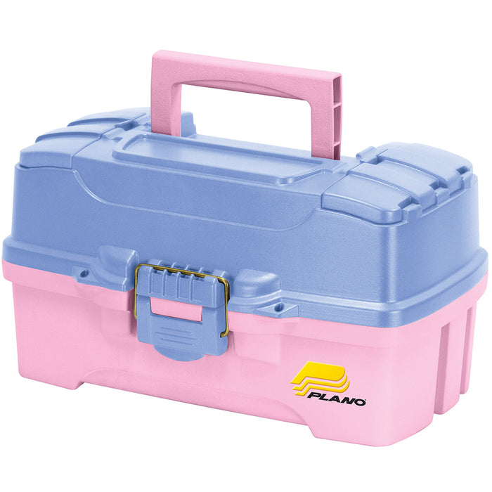 Plano TwoTray Tackle Box wDuel Top Access  PeriwinklePink 620292