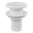 Attwood Plastic ThruHull Fitting  112  White 38753