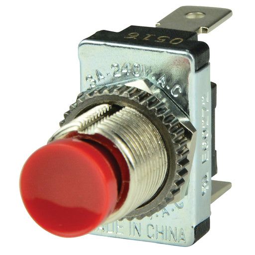 BEP Red SPST Momentary Contact Switch  OFFON 1001401