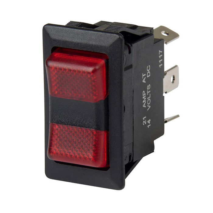 BEP SPDT Rocker Switch  2LEDs  12V24V  ONOFFON 1001715