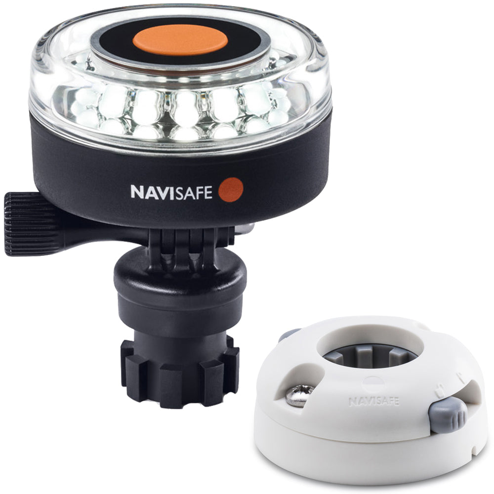 Navisafe Navilight 360 2NM White wNavimount Base  Horizontal Mount  White 040KIT5