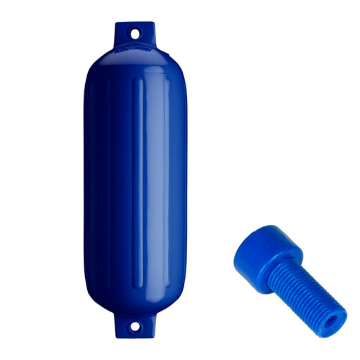 Polyform G5 Twin Eye Fender 88 x 268  Cobalt Blue wAdapter G5 COBALT BLUE WAIR ADAPTER