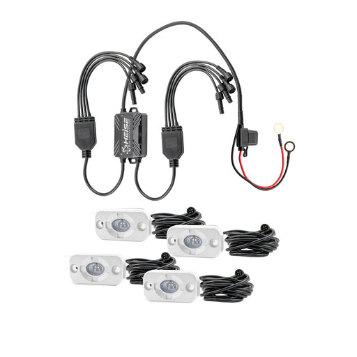 HEISE RBG Accent Light Kit  4 Pack HE4MLRGBK