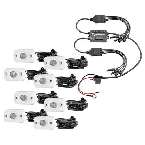 HEISE RGB Accent Light Kit  8 Pack HE8MLRGBK