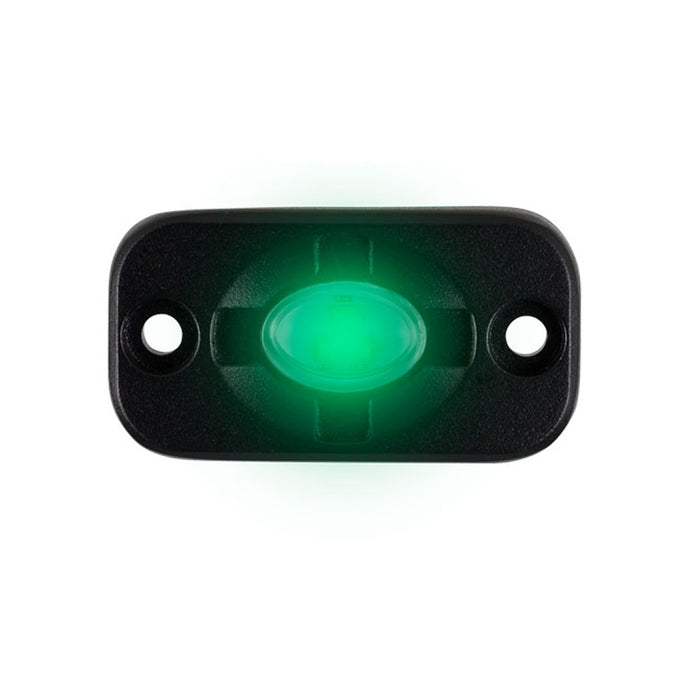 HEISE Auxiliary Accent Lighting Pod  15 x 3  BlackGreen HETL1G